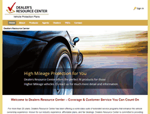 Tablet Screenshot of dealersresourcecenter.com